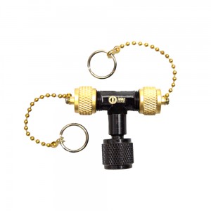 Javac Veloci-Tee- 3/8- Vac & Charge T VALVE