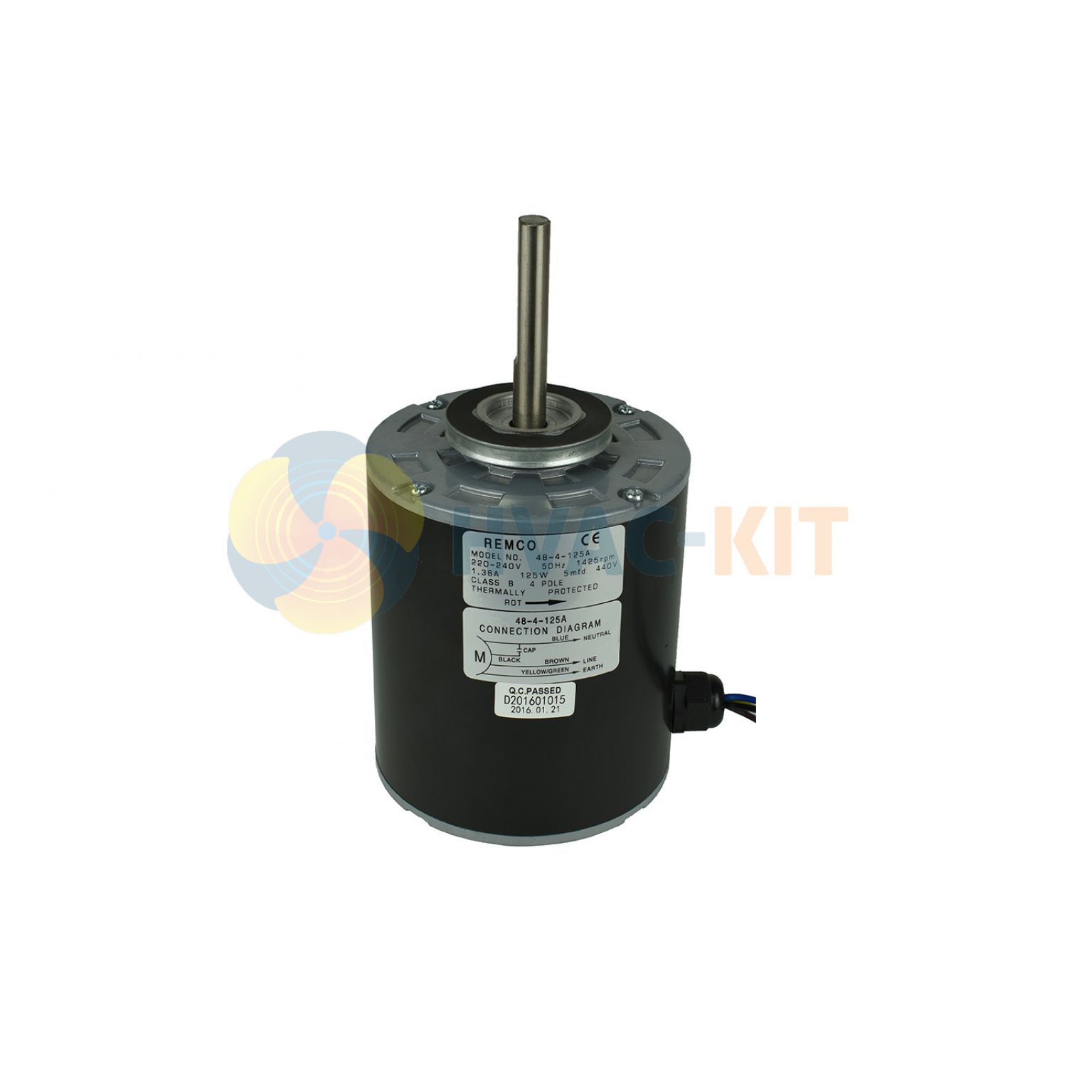 48-6-250AB-RB_4-1 Clamp Mounted Motor