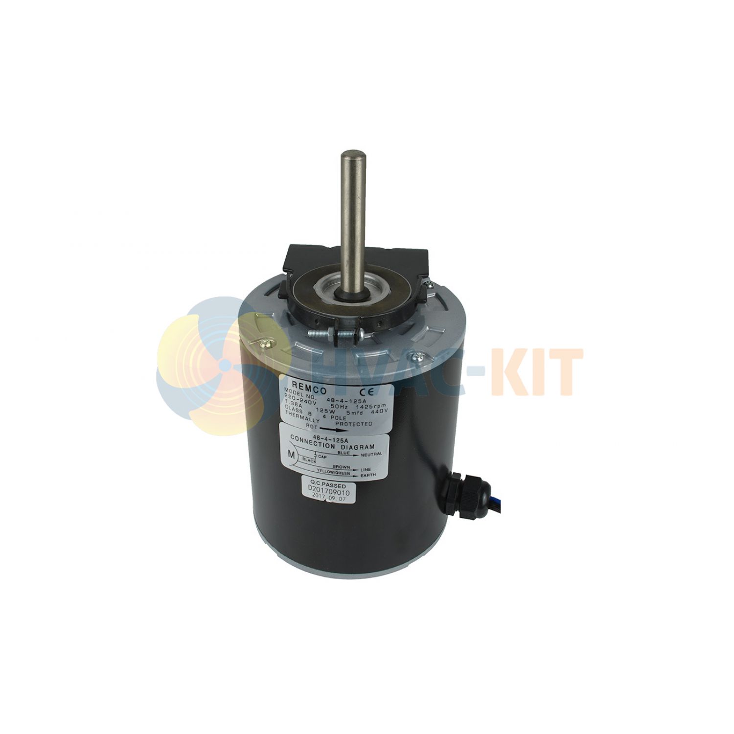 48-4-125A-RB_4 Resilient Base Mount Motor