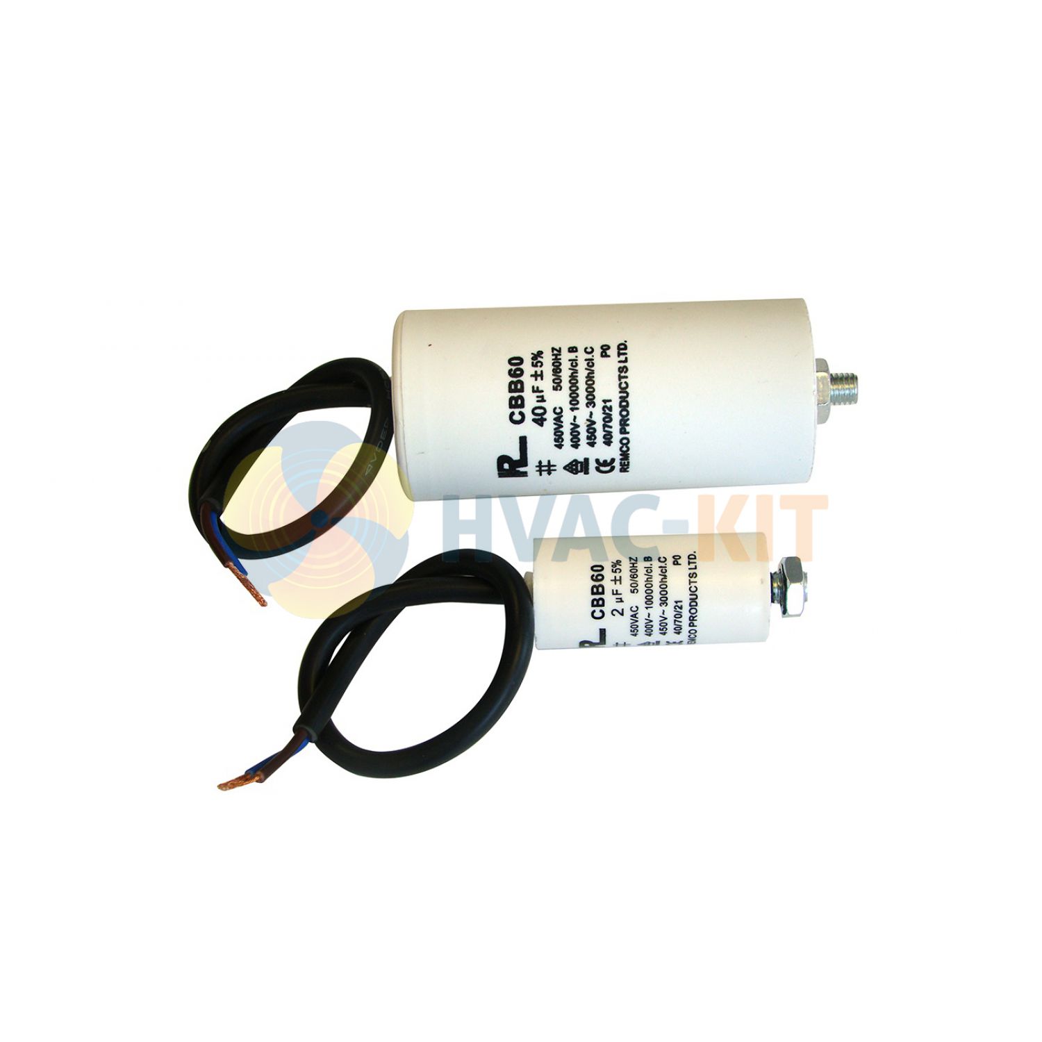 2 MFD Run Capacitor With leads