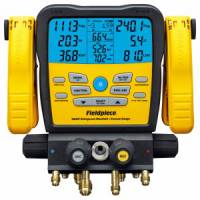 Fieldpiece SM482VINT 4 Port SMAN Manifold With Micron Gauge